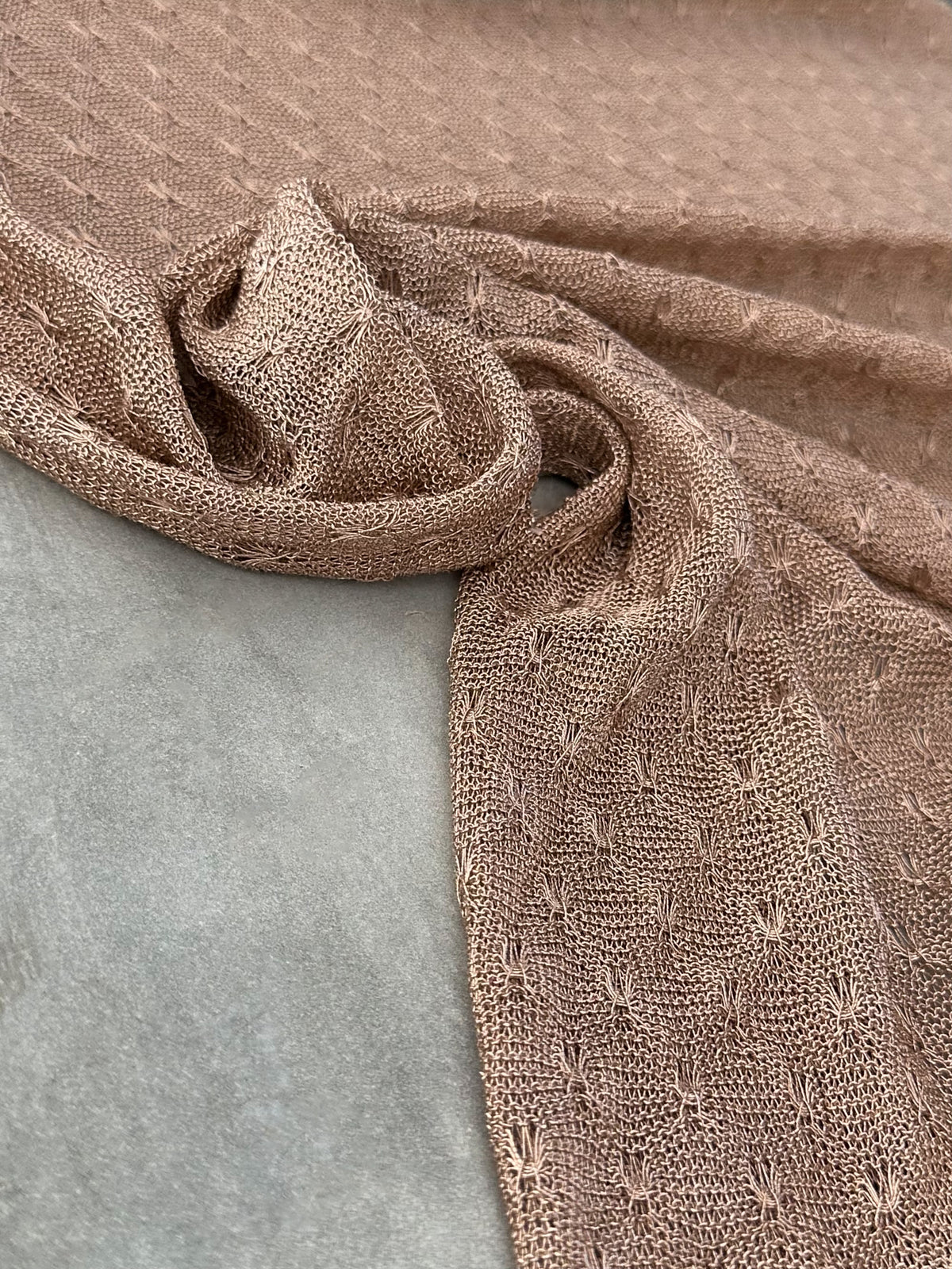 Tejido Calado Rose Gold