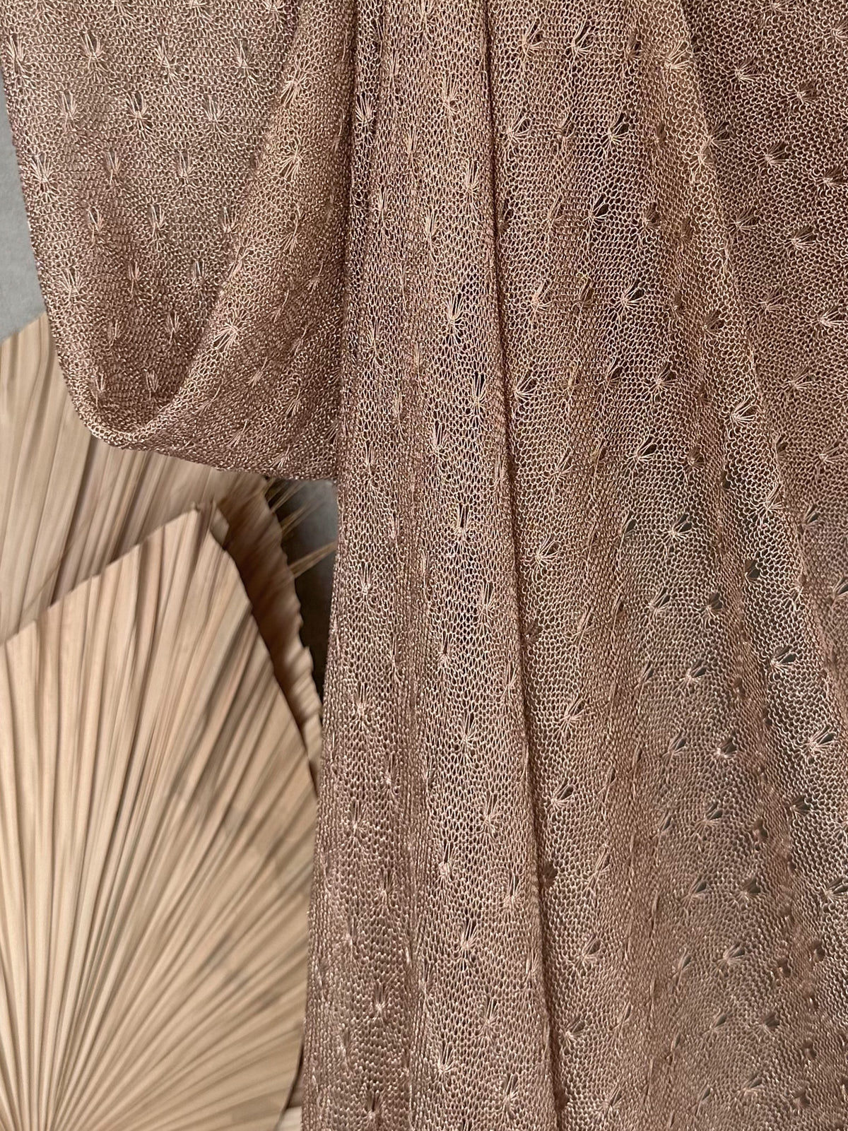 Tejido Calado Rose Gold